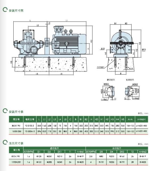 East Dk Horizontal Split - Case Multistage Single - Suction Volute Centrifugal Pump