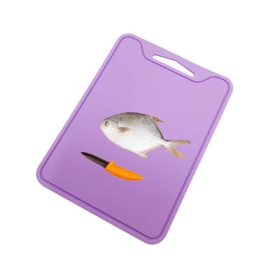 Food Grade Silicone Kitchen Utensils Durable Foldable Soft Cutting Board Hanging Hole Non Slip Mat