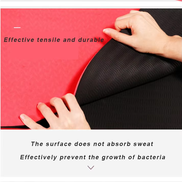 Ultra Lightweight And Portable TPE Yoga Mat For Home Studio And On The Go Practice