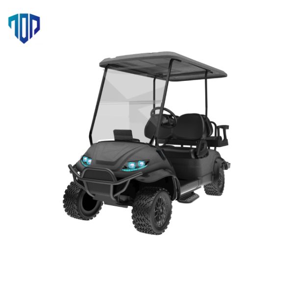 пробег тележки гольфа 70-90km Seater приборной панели 6 волокна углерода 48V 5KW управляя