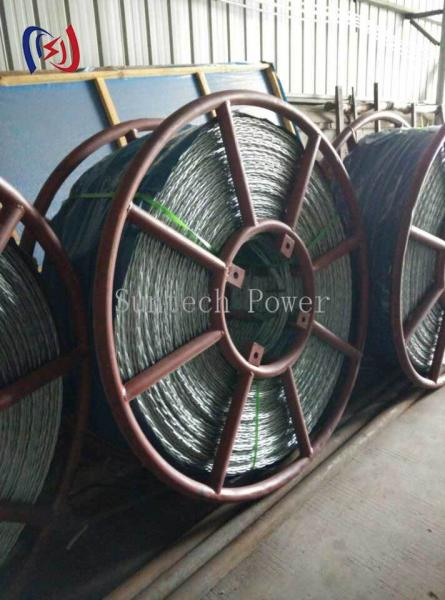 Câble d'acier tressé anti-torsion 9-42mm pour la construction de lignes électriques