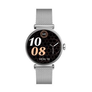 KW60B Sleek Metal Construction Smart Watch 1.2 Inches IP68 Water Resistant Smart