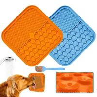 Cuvette de obstruction de Slow Food d'animal familier de Cat Dog Licking Pad Anti de silicone