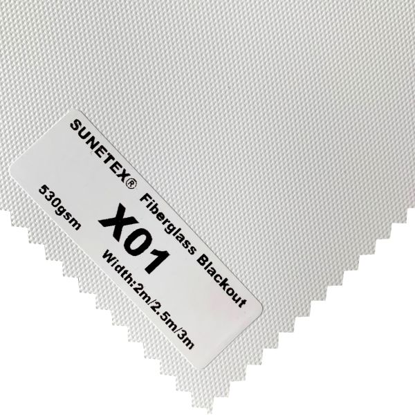 Roller Blind Blackout Fiberglass Sunscreen Fabric 100% Anti Ultraviolet