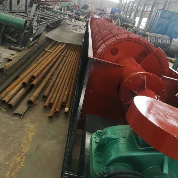 2.7 KG Capacity Energy Mining Gravel Sand Stone Double Spiral Type Screw Sand Washer