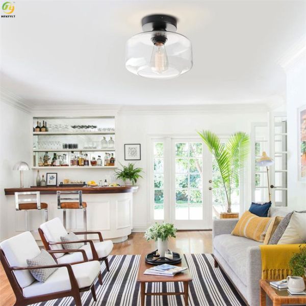 Лампа MS220 СИД живущей комнаты стекла утюга нордическая привесная светлая