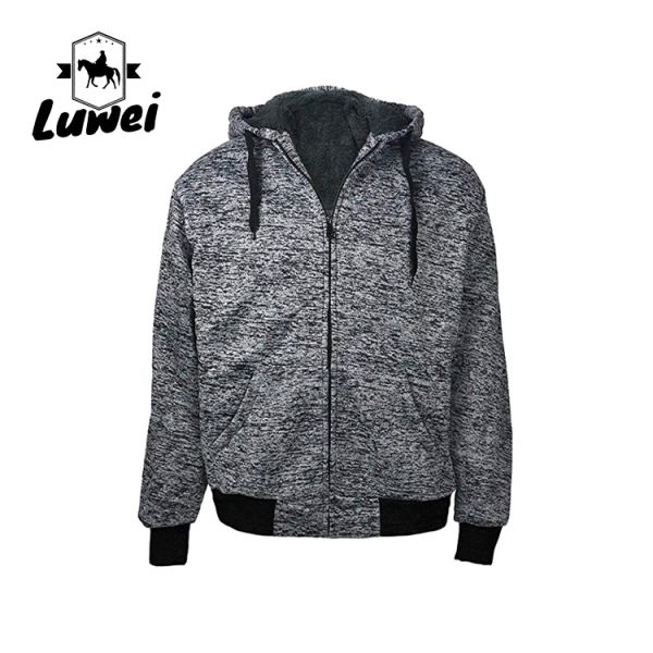 Уличная одежда вышитая тяжелая хлопчатобумажная логотипная веревка мягкие вязаные мужские хаусины и свитер с резьбой