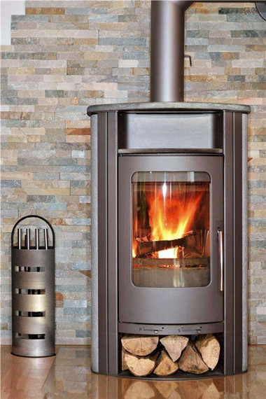 Black Garden Wood Burner Chimney Cast Iron Outdoor Fireplace European Style