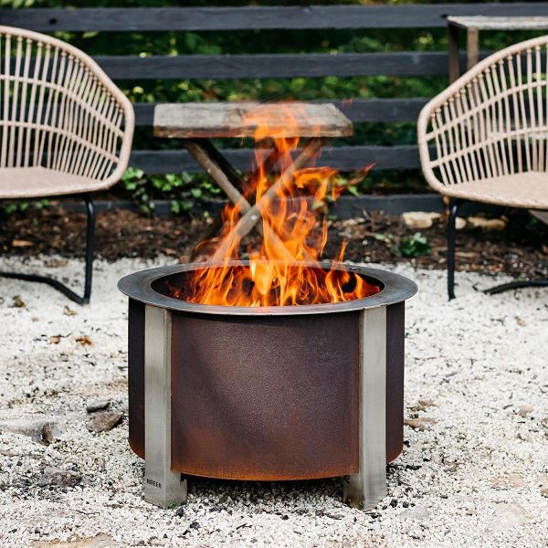 60cm x 35cm Smokeless Round Fire Pits For Outdoor And Gardern