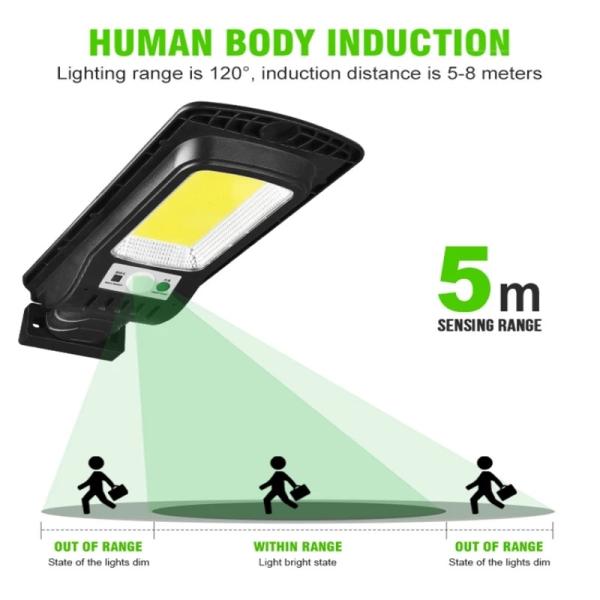 3000mAH 60w Led Solar Street Light / 500LM Solar Panel Led Street Light