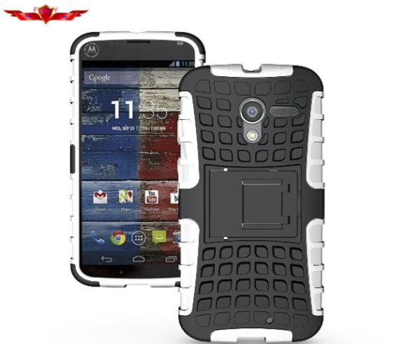 New Dirtproof/Shockproof MOTO Xphone PC+TPU+Silicone 2IN1 Protector Cases Multi Colors