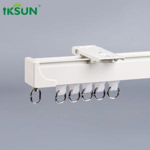 Smooth 0.8mm Aluminium Curtain Track Extendable Ceiling Installation