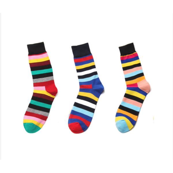 Носки лодыжки творческой Breathable моды красочные длинные Striped