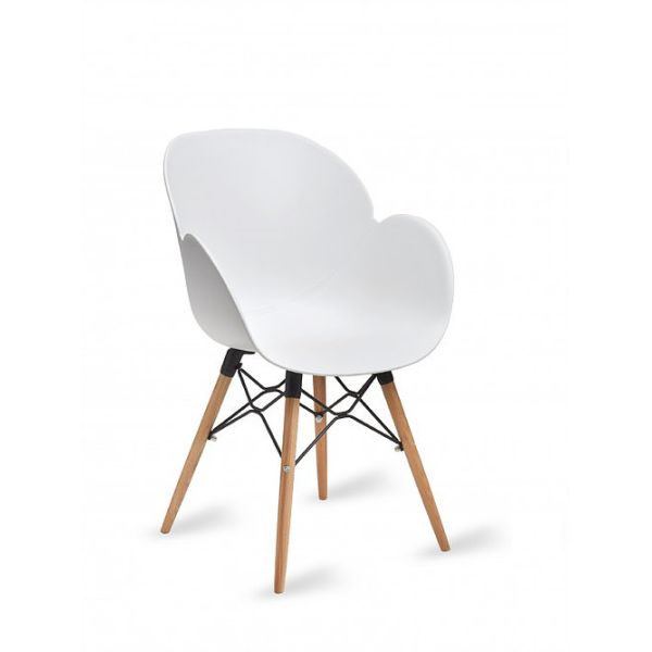 Modern leisure dessert shop dining chair business negotiation clear bar chair high stool coffee shop Nordic simple chair