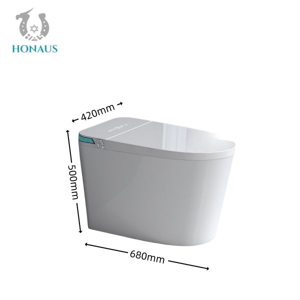 Modern Europe Smart Intelligent Toilet Instant Heat 680*420*500mm