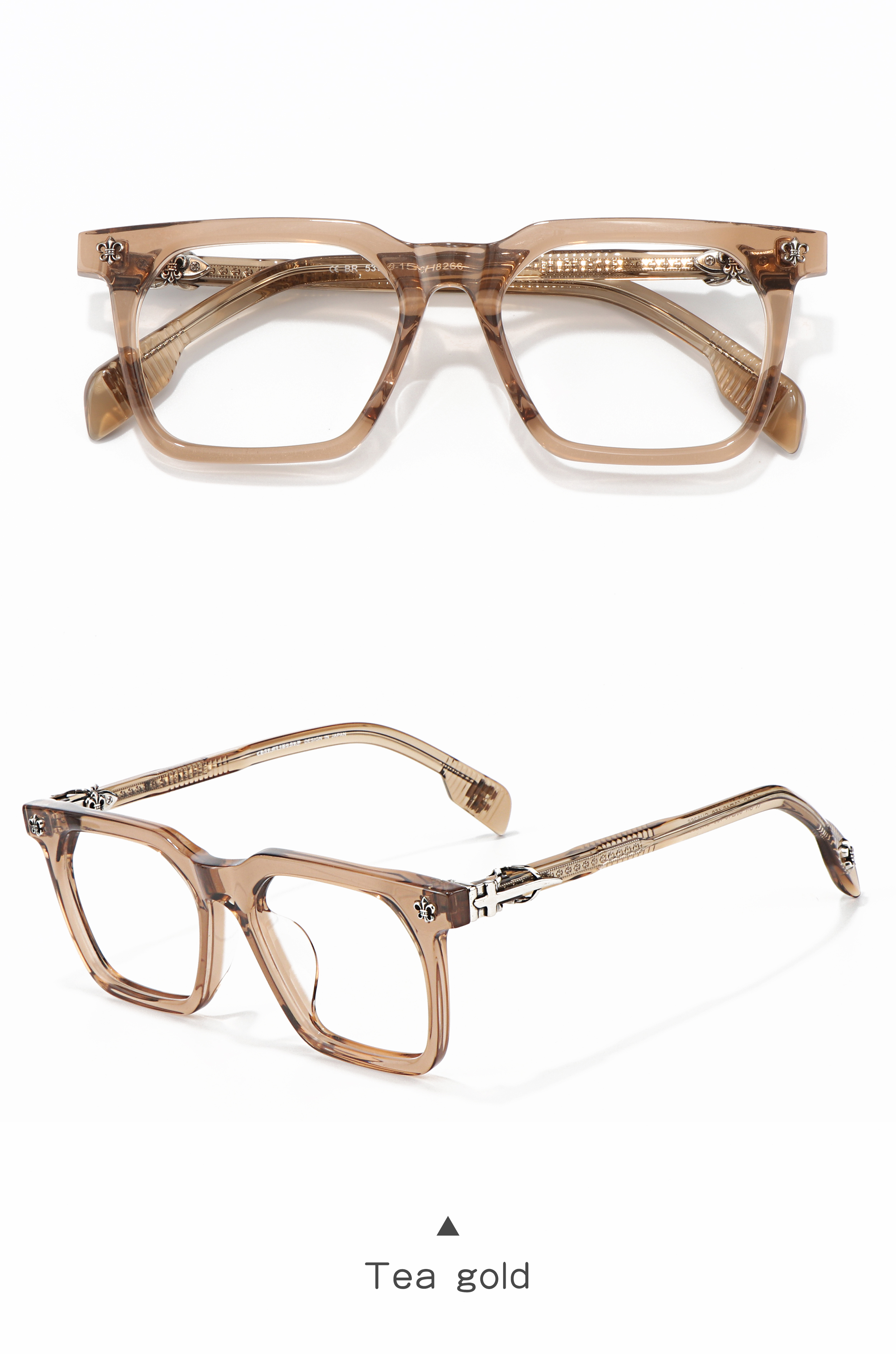 New Full Frame Style Shape Lightweight Durable Gold Tortoiseshell Grey Green Tea Luxury Brand Men's Women Glasses Frame for Men