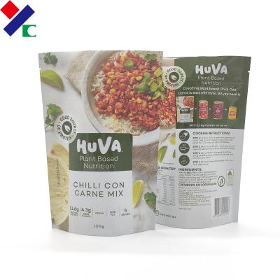 O plástico Leakproof levanta-se sacos do alimento da folha de alumínio do malote do zíper