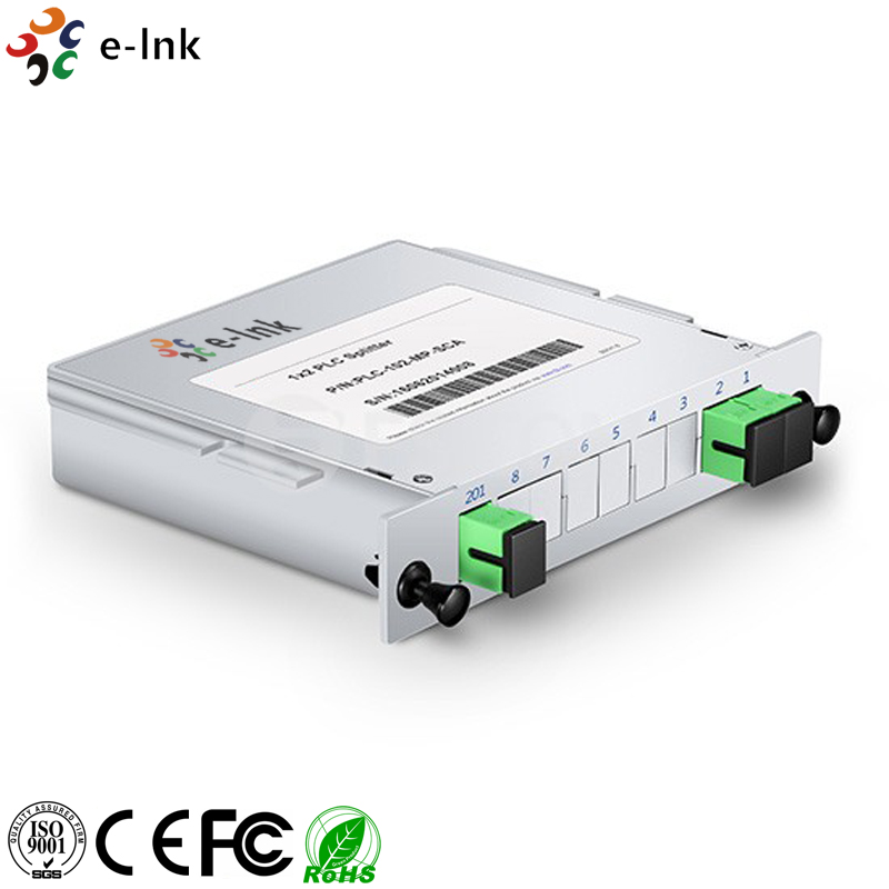 Splitter PLC кассеты 2×N затыкает по своему типу минимальную возвращенную потерю 55DB