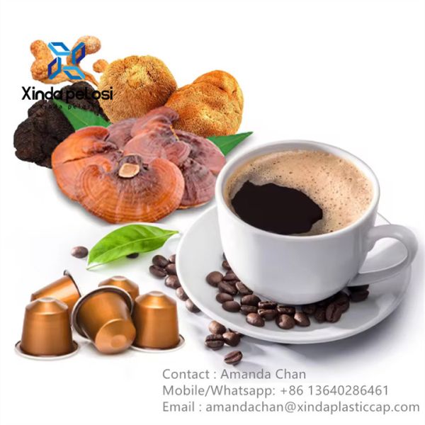 Capsulas de café reciclables de fábrica Capsulas de papel de aluminio con tapas de sellado térmico