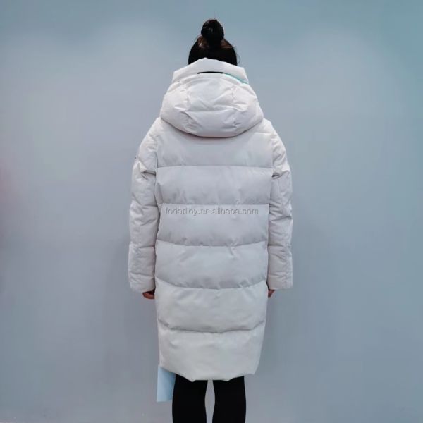 FODARLLOY F23532 Ladies Warm Hooded Cotton-padded Clothes Women Slim Long Winter Jackets Women Coats