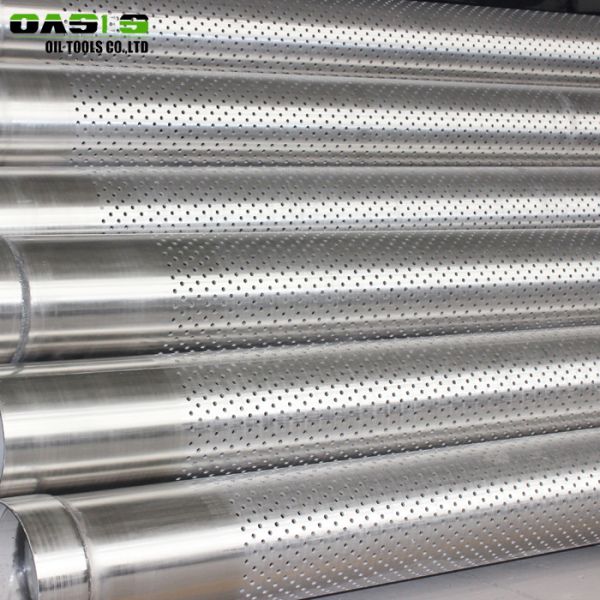 Customized Size Perforated Metal Pipe , Anti Corrosion 4 Inch Well Screen