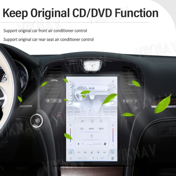 Стерео автомобильный радиоприемник экрана касания для радиотелеграфа 2013-2019 андроида 11 Крайслер 300C