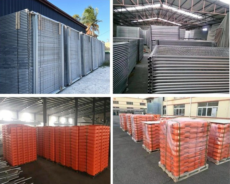 AS 4687 Compliant Wind Rated Australia Temporary Fence Modular Setup