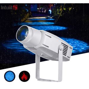 Настройка 400 Вт наружных IP65 RGBW ЛОГО светодиодные проекционные огни коммерческая улица GOBO ландшафтный проекторные огни