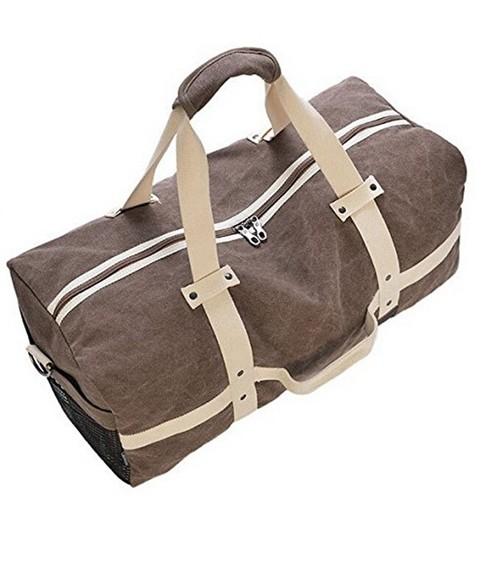 Ultralight Foldable Mens Overnight Travel Bag Zip Top Oversize Customized 