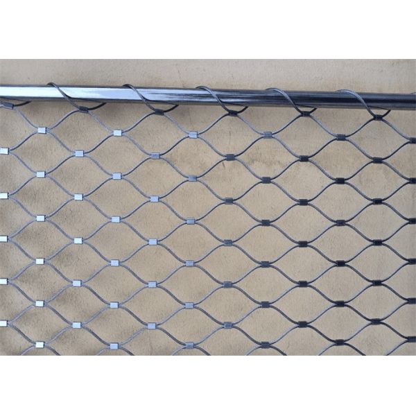 SGS Brisbane Ferruled Stainless Steel Cable Mesh Aisi316 Grade Railing Safety