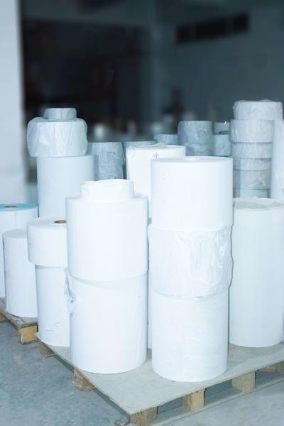 Rolo de papel autoaderente PET transparente de película perolada espessura da superfície 100μ