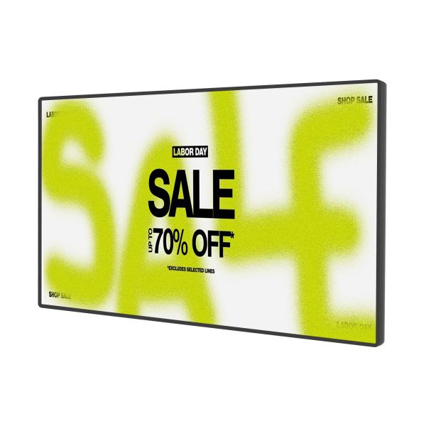 55 Indoor Wall-Mounted Digital Signage Display for Advertising & Events 
