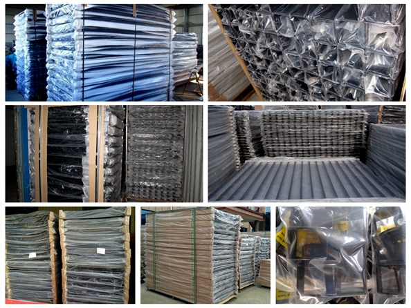 POWDER coated tubular fence panels Hercules Security Fence panels