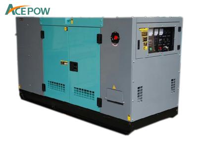 Steel 30KVA 380V Portable Silent Diesel Generator , Silent Generator For Home Use