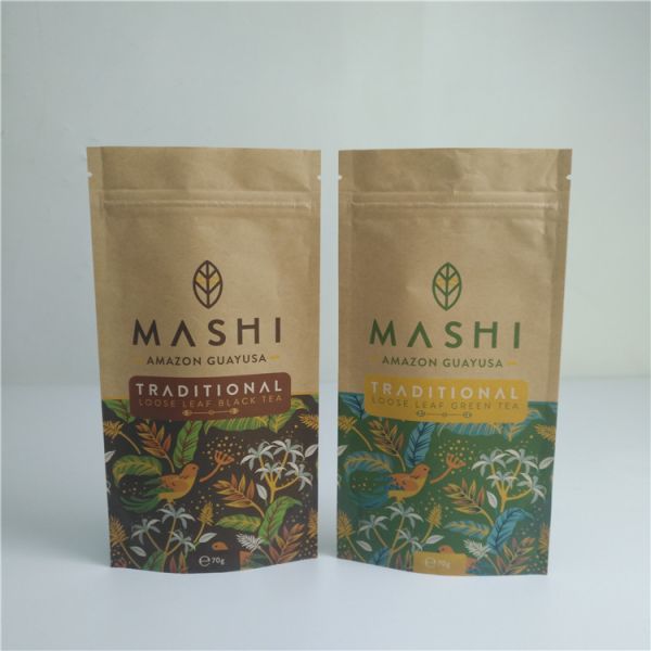 Жара Kraft еды Compostable - уплотнение кладет Eco в мешки дружелюбное цифров печатая изготовленную на заказ упаковку логотипа