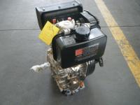 motor diesel pequeno do acionador de partida manual de 4kva 3600rpm, único motor do fuzileiro naval do cilindro