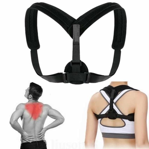 Adjustable Back Posture Corrector De Postura Clavicle Spine Brace Support Belt Shoulder Lumbar for Men Women
