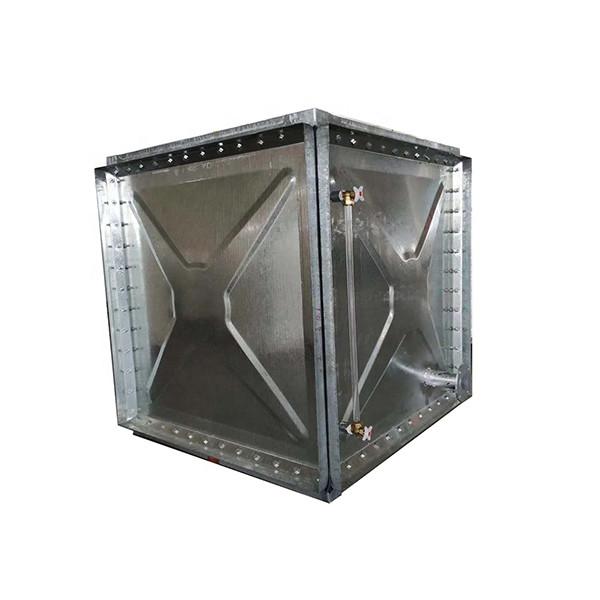 Sectional Galvanized Steel Water Tank U Channel Steel Base Material Durable