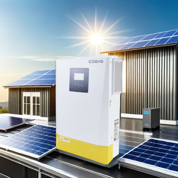 5.5kw Inverteur solaire hybride pour la maison 230VAC Voltage de sortie CE Certification CEI