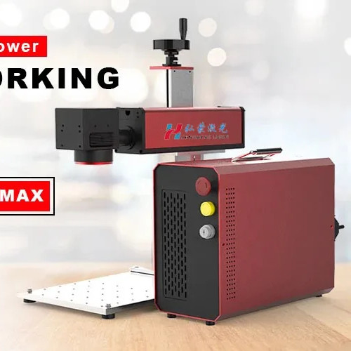 20w 30w Mini Rotary Rotating Marker Laser Medals Dog Tages Engraved Machine Portable Fiber Laser Marking Machine for Leather