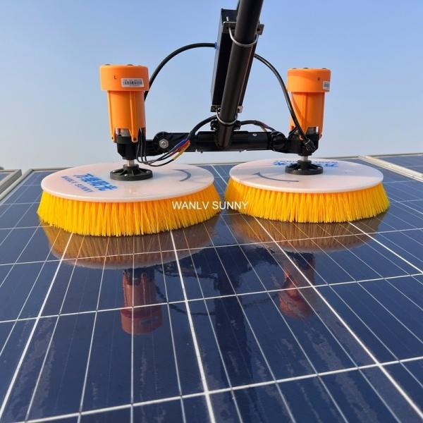 24FT Telescopic Solar Panel Cleaning Equipment Manual Cleaning Brush for Full Payment