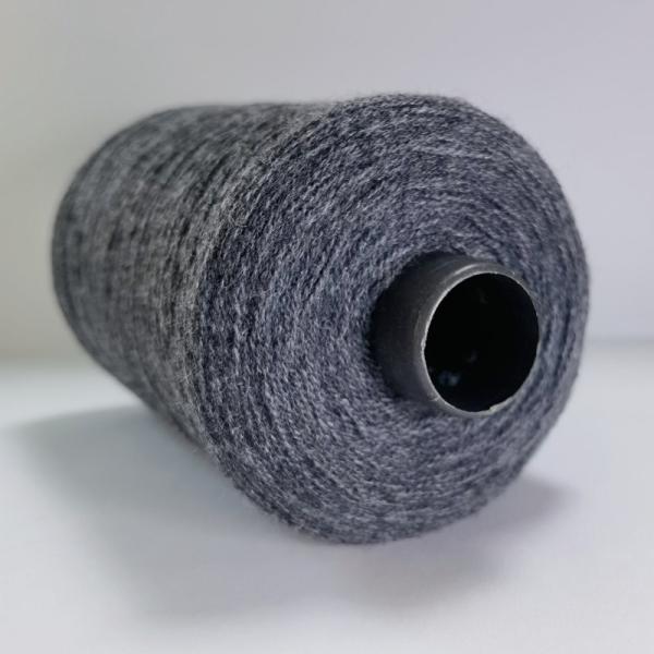 Pure Cotton High Tencaity Weaving Acrylic Blend Yarn Fancy Spandex 18S/2 Sweater Milk Stand Dyed 28Nm/2