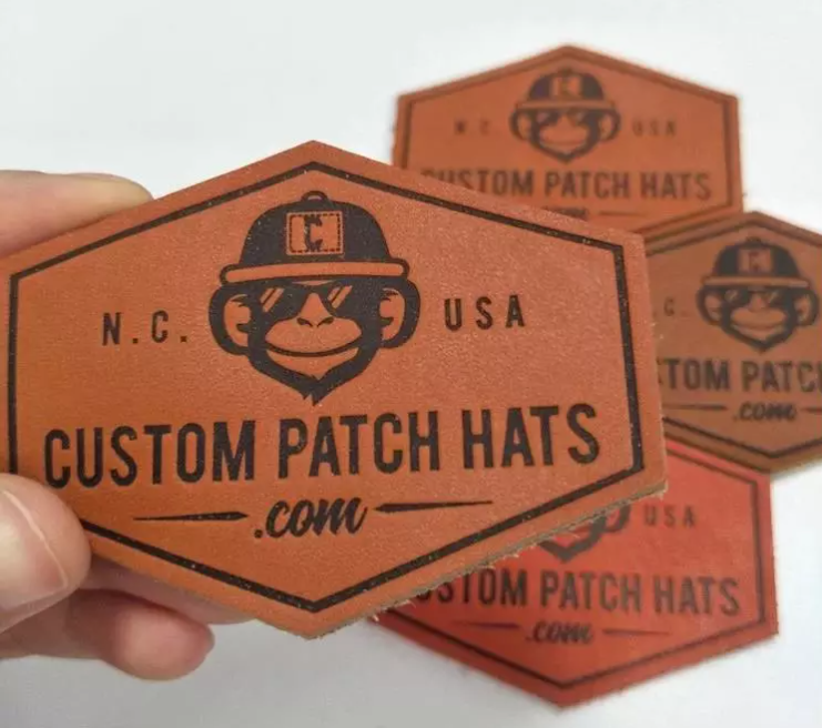 Логотип логотипа изготовителя изготовленный на заказ выбил кожаные заплаты для сумки, для шляпы/одежды