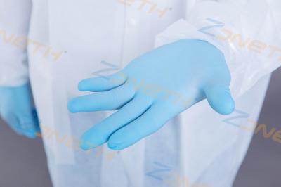 Blue Nitrile Gloves Powder Free Disposable Safety Products