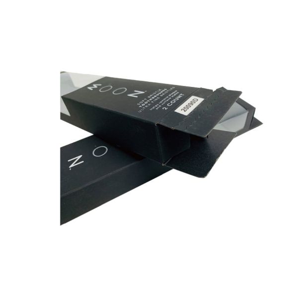 Customizable Dustproof Data Cable Storage Box Black Cardboard Surface Hot Stamping