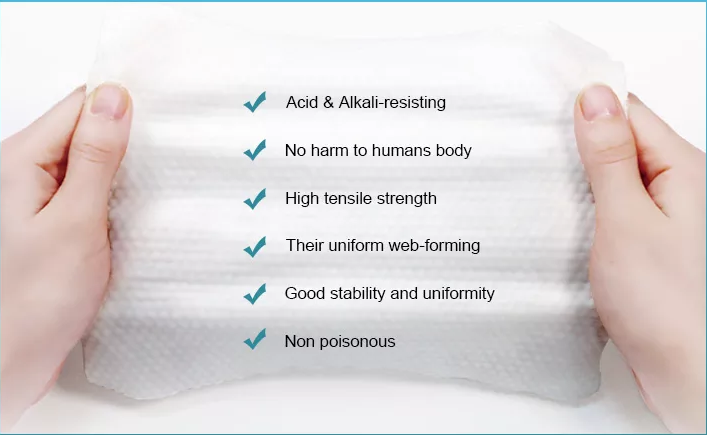 вискоза 100% тканей 40gsm гидрофильная Spunlace Nonwoven Breathable для влажного обтирает