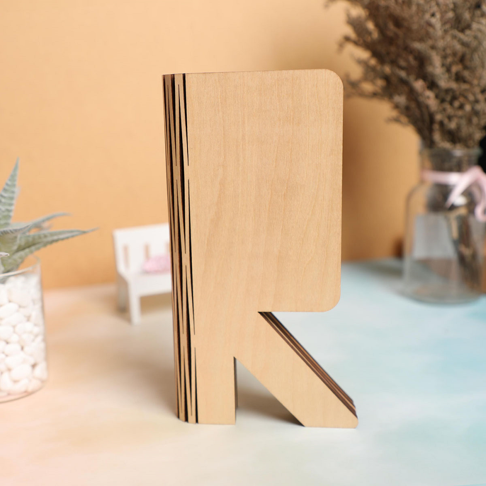 Table Bedside LED Origami Folded Paper Lamp Wooden Night Book Lights For Reading