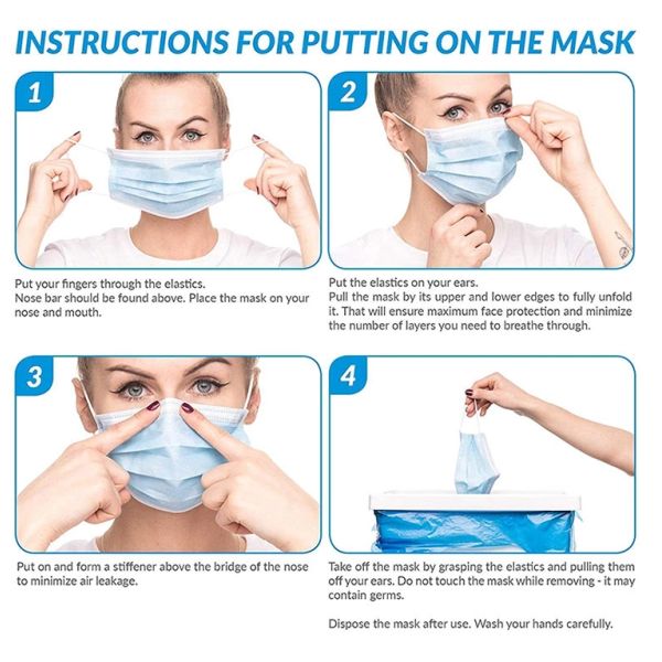 Sterile Face Mask Surgical Disposable Hospital Masks Anti Virus Breathable