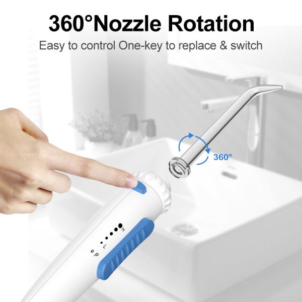 Clean Teeth Commercial Countertop Water Flosser With 12 Multifunctional Tips