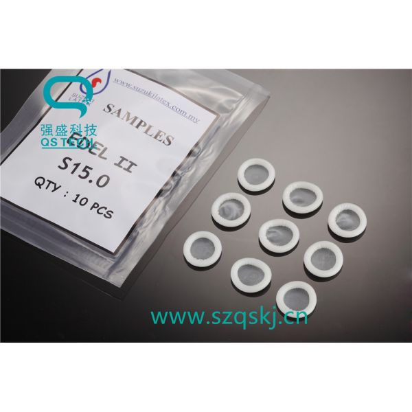 Chozas libres de polvo de goma naturales del finger para el sitio limpio de la industria electrónica